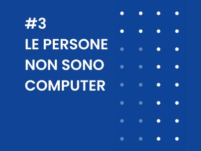 Le persone non sono computer